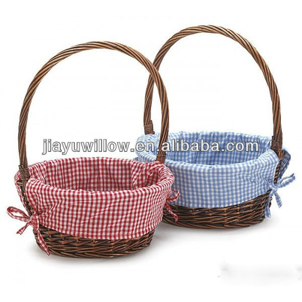 Antique wicker hanging easter egg Basket wholesale