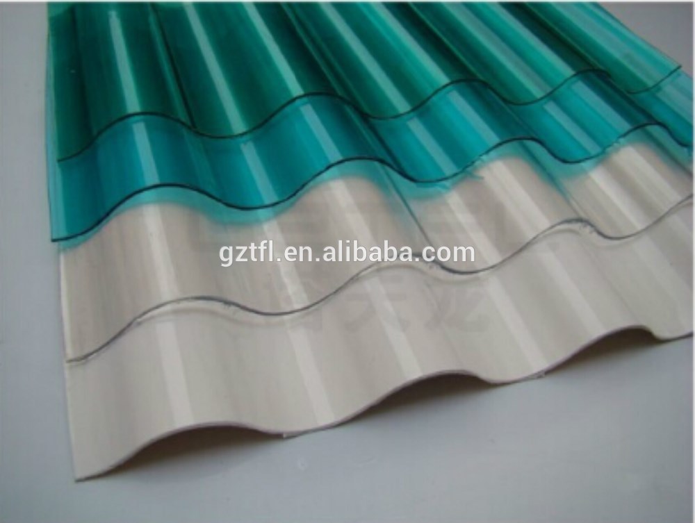 SGS ISO Approve Ten Years Guarantee UV Protection Colored Solid/Hollow Polycarbonate Roofing Sheet Manufacturers