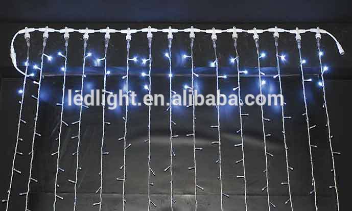 fairy curtain lights for indoor and outdoor decoration beautiful cold white led lights string christmas fairy high brightness