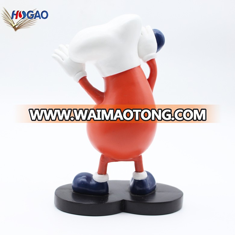 2019 China wholesale handmade resin cute chef figurines statue