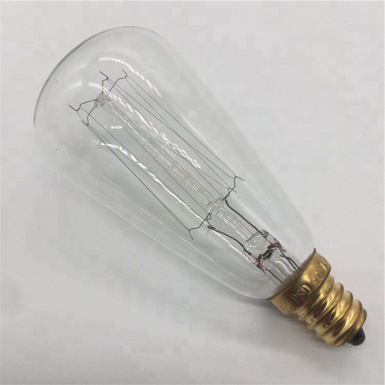 Walmart Certified Manufacturer Edison Bulb ST38 Clear Glass Vintage Lamp 25 40 60W