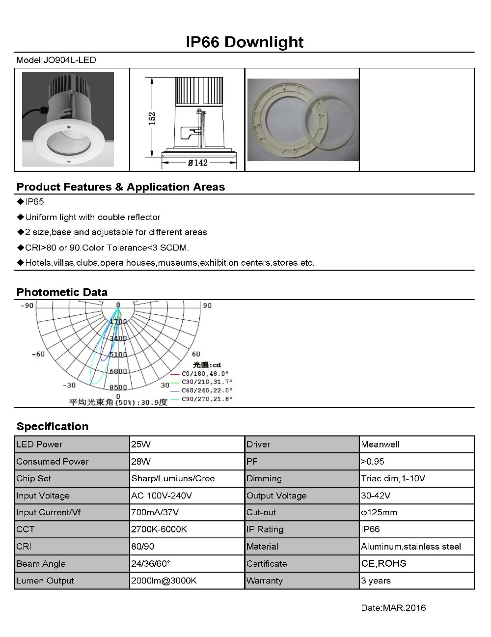 10W 15W 30W 50W IP65 waterproof led flood light