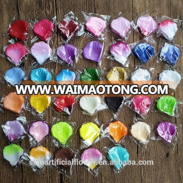 Wholesale cheap artificial flowers silk rose petals for valentines day