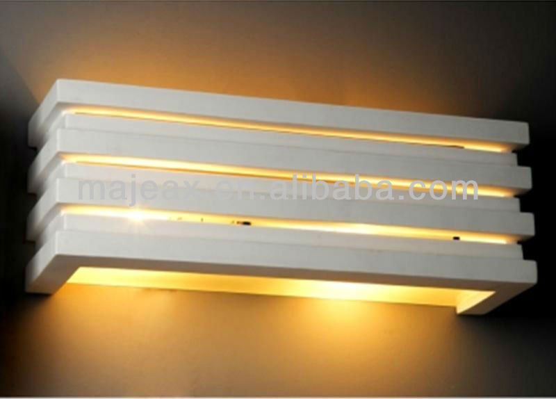 Modern CE ROHS E14 E27 plaster cfl wall light fixture