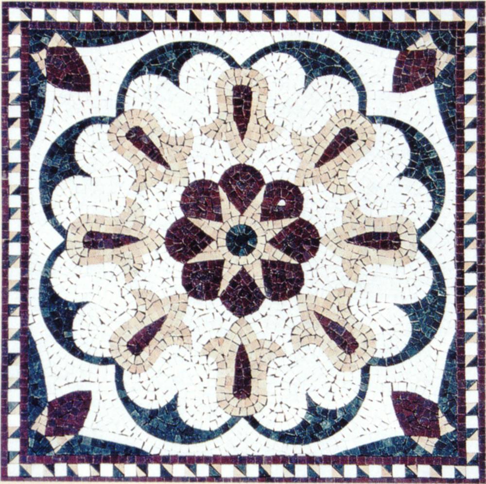 Medallion Marble Mosaic Water Jet