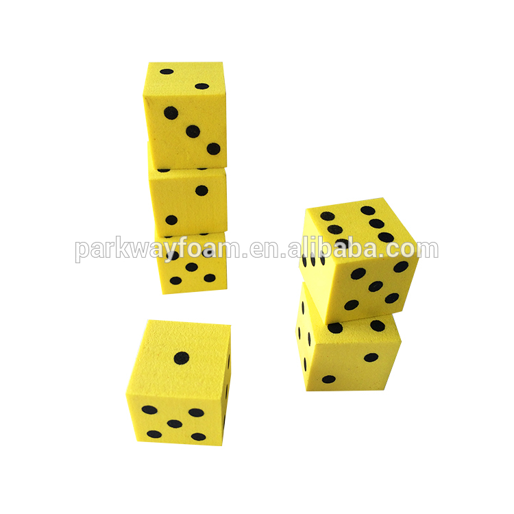 EVA foam dice for children color teaching