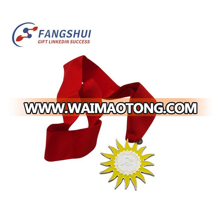 Oem zinc alloy sticker epoxy race winner trophie commemorative honor medal miraculous metal medal