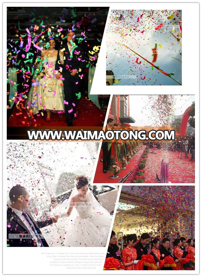 high quality party popper confetti fireworks for wholesale with factory prices