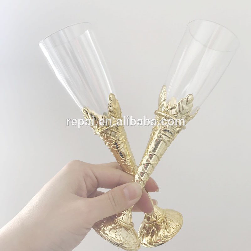 Mini champagne glass baby shower favor wedding favor