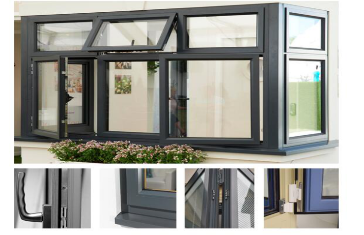 Oversea project Aluminium Window door china original manufacturer supplied Aluminum window