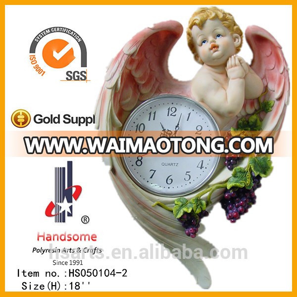 3D Modern Design resin virgin wall clock