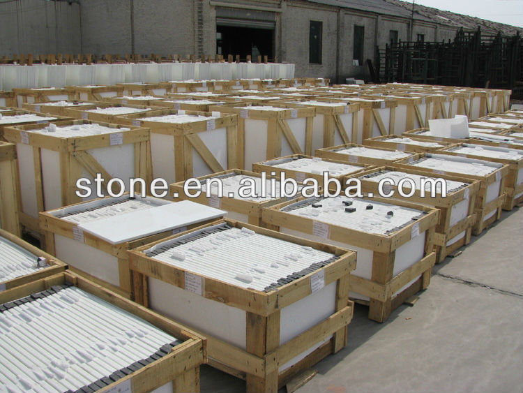 Super white nano glass stone crystal white