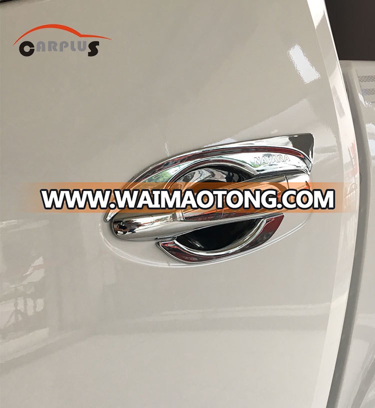 Door handle cover ABS chrome accessories for 2015 NEW NAVARA NP300 accessories plastic