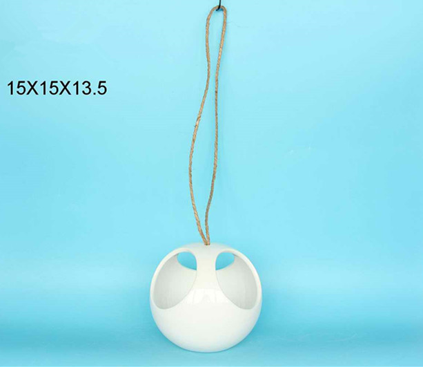 Modern Home Ceramic Wall Hanging flower Pot