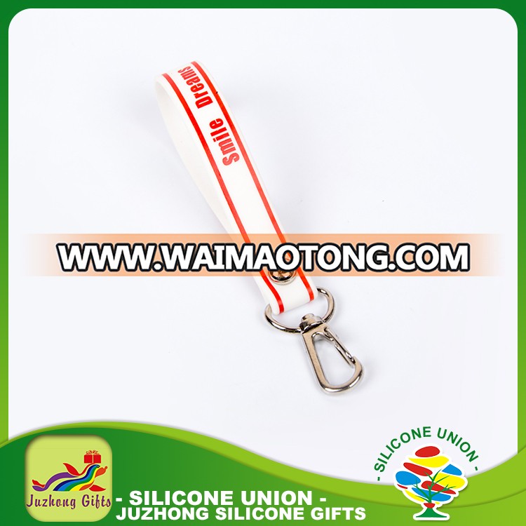 Promotion Gift Silicon Rubber Keychain/Keychain Strap/Keyring