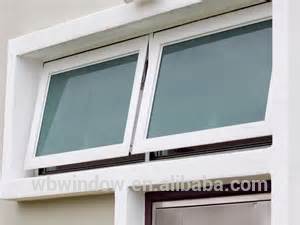 High quality UPVC top hung window for the toilet,Vinyl bathroom vertical open style window