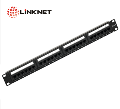 19'' UTP RJ45 24 ports 180 degree Cat6 patch panel