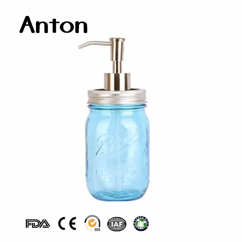 Wholesale Engraving glass bottle mason jars with lid wine