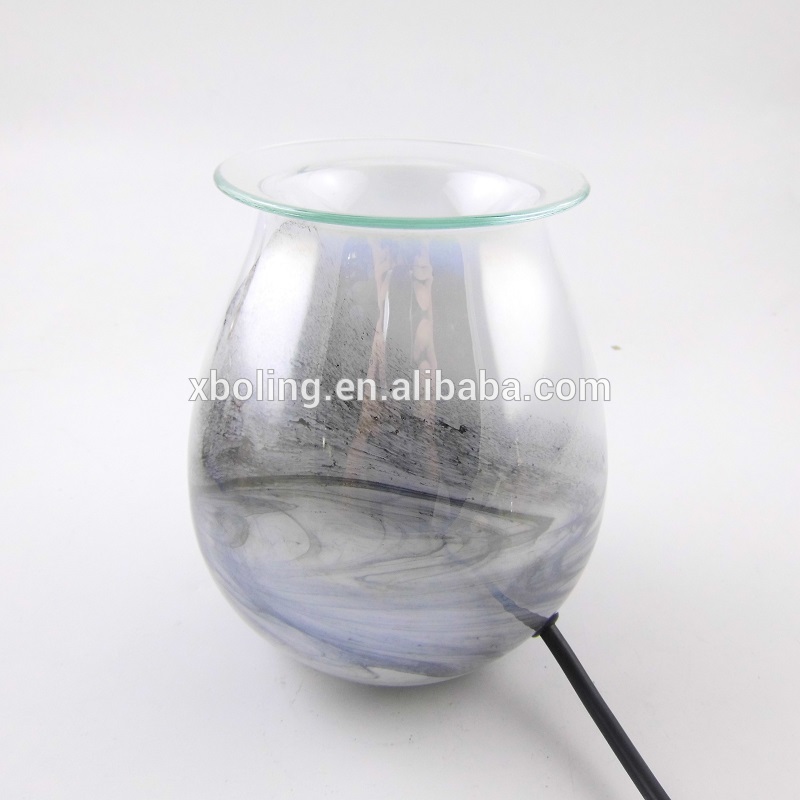 Wholesale Aroma Lamp Oil Diffuser Essential Oil Lamp Electric Glass Incense Burner