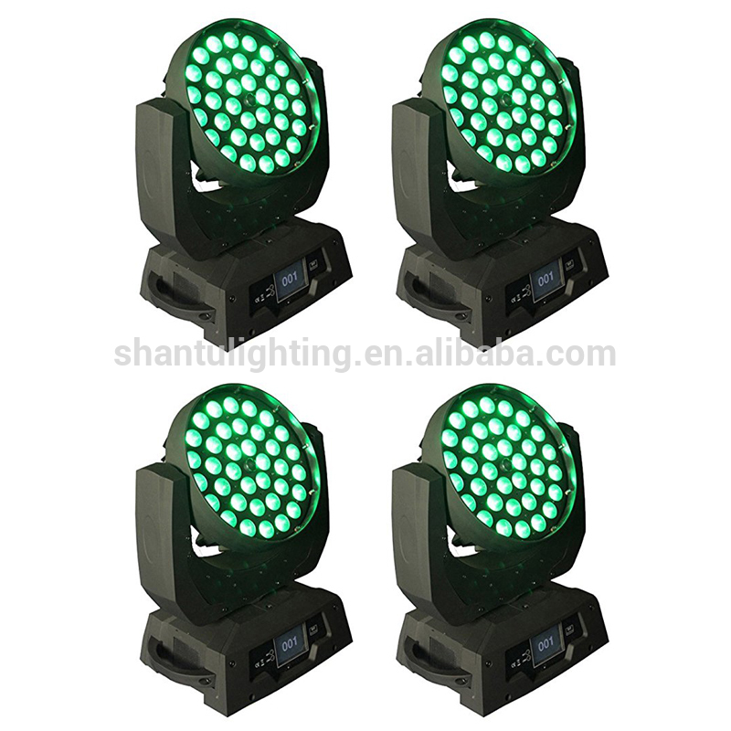 China manufacturer hot sale 10w*36pcs wash zoom led moving head light RGBW 4 in 1 for wedding party nice stage lights