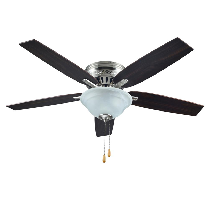 good quality 52" Revue Brushed Nickel LED Ceiling Fan lamp Wholesale Factory price