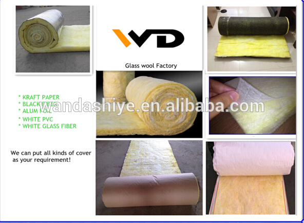 Sound isolation glass wool