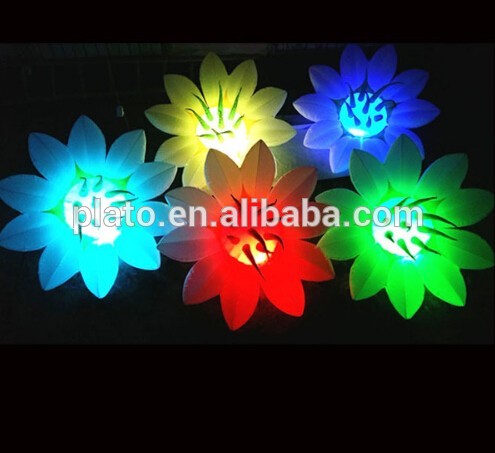 Advertising inflatable sun flower with colorful led for event decoration