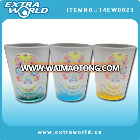 Colorful handpainted cheap shot glasses