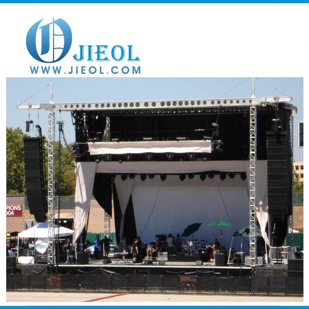 Outdoor portable 1mx1m, 1.22mx1.22m mobile concert seine stage platform