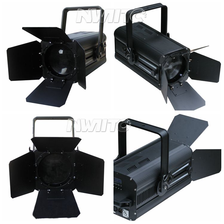 180w rgbw tv soft video projector zoom profile spot led fresnel light