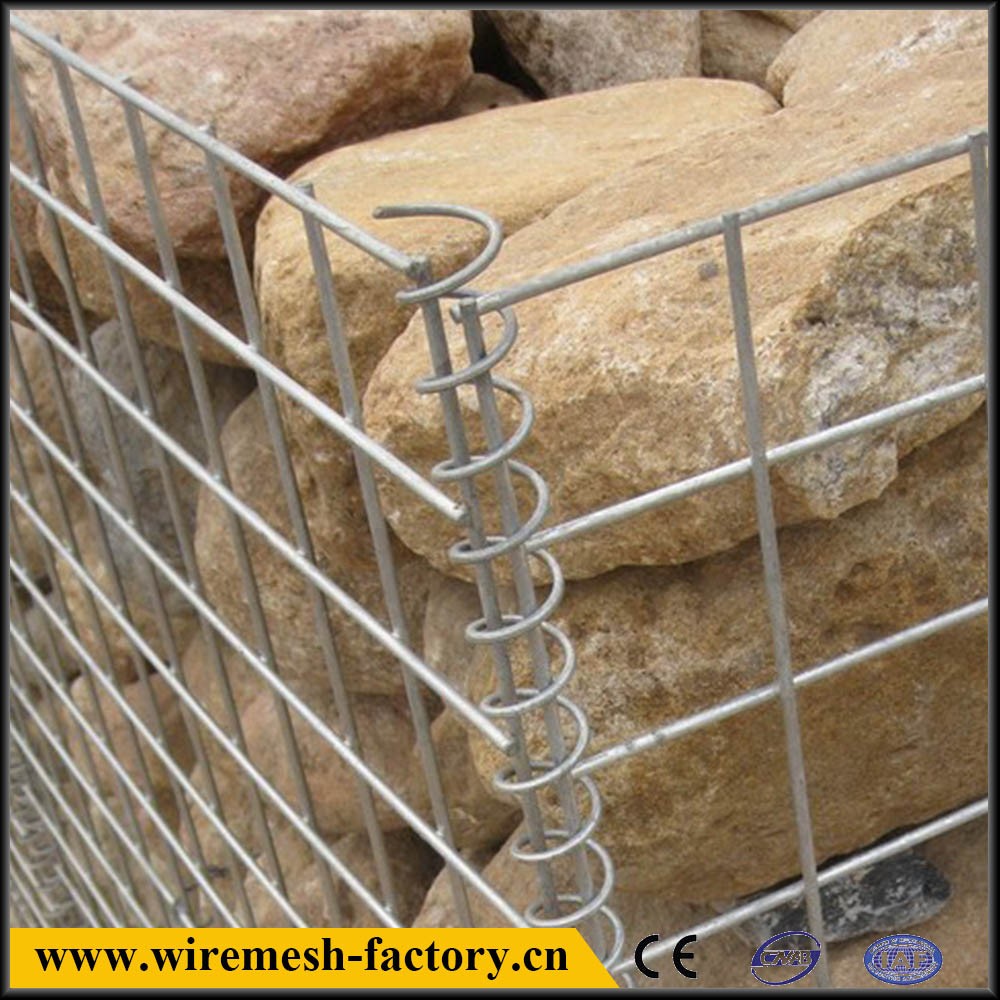 single twisted gas generator round welded gabion box