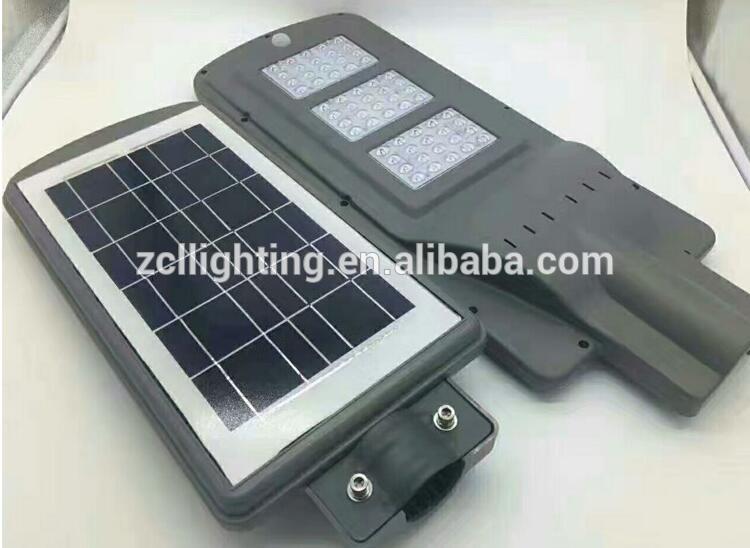 ZCL028 Hotsale ip65 module 40w 60w integrated outdoor all in one led solar street light