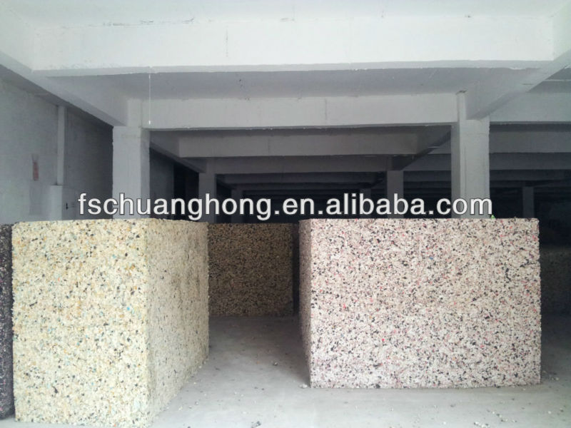 Mixed color shredded pu foam scarp for cushion fillings