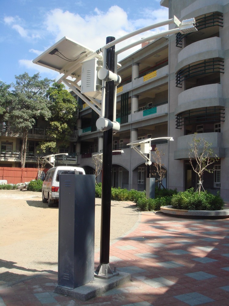 Ongoing project for park solar outdoor led street lighting