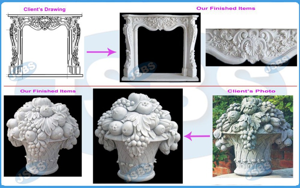 wholesale price custom design hand carved natural stone doorway for sale