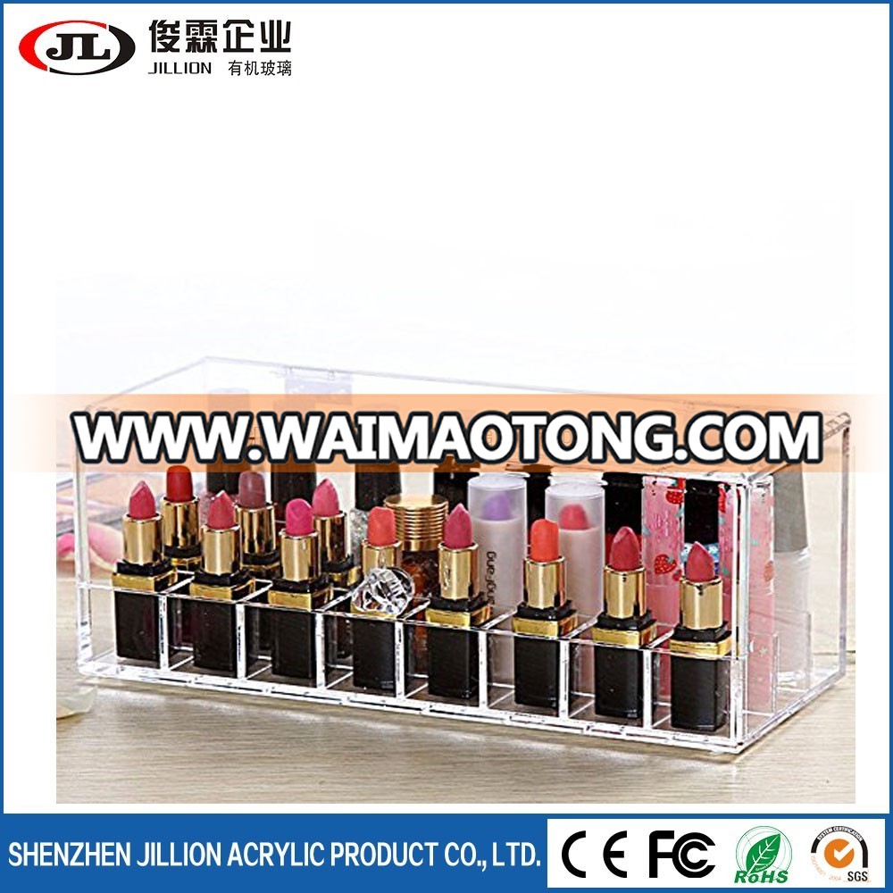 Acrylic Makeup Lip glosses Lipstick Organizer Made in China