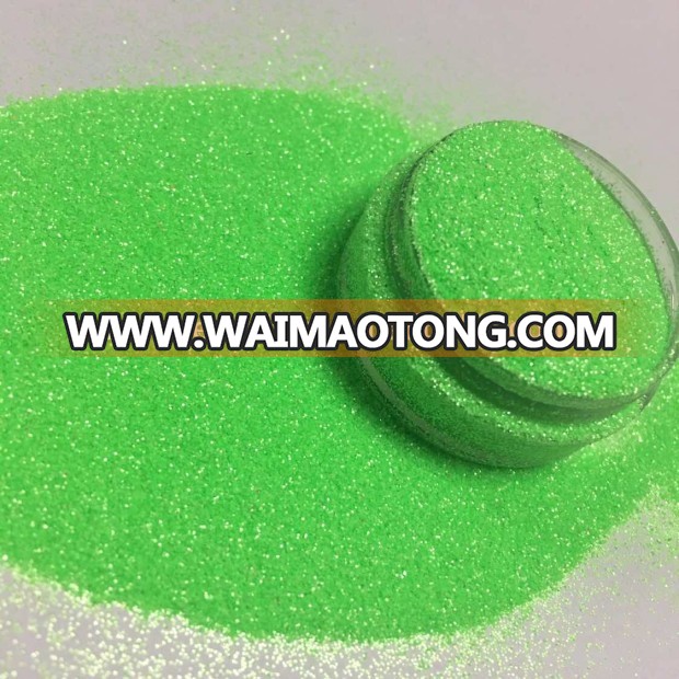 hot selling new colors fluorescent cosmetic glitter