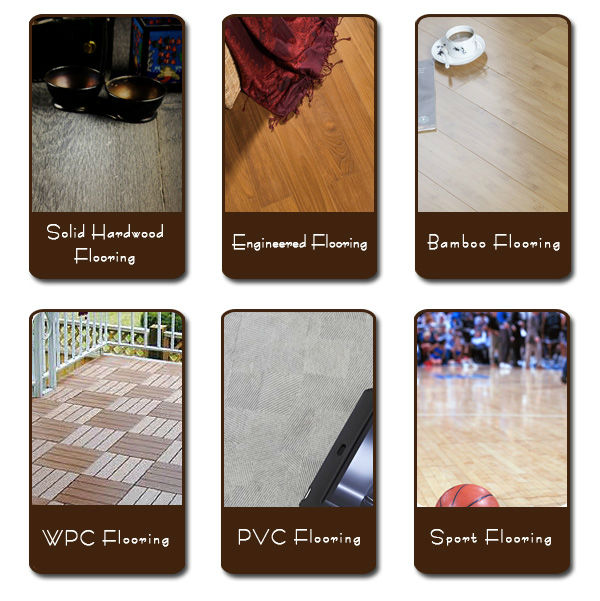 Engineered bamboo waterproof / sondproof good quality flooring