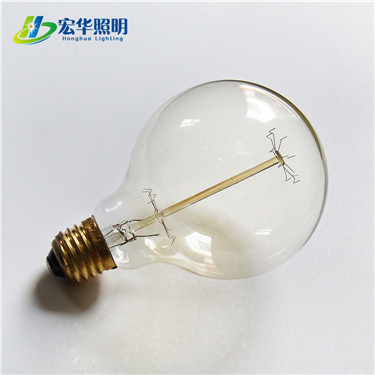 G95 Clear yellow light globe Edison style vintage bulb for home decoration