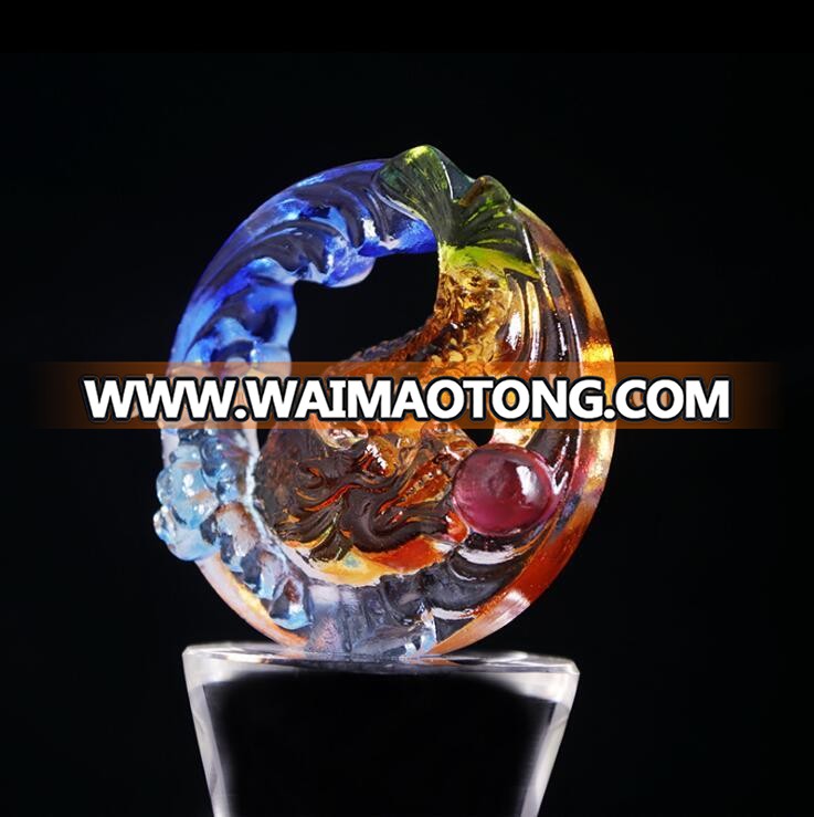 2019 new design awards crystal Custom colorful cheap crystal trophy crystal eagle trophy