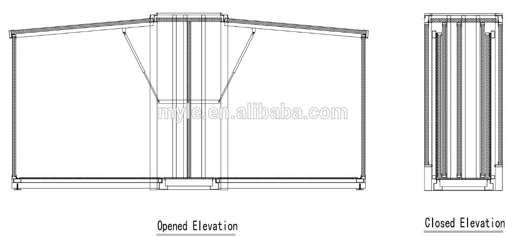 Economic quickly build low cost expandable cabin