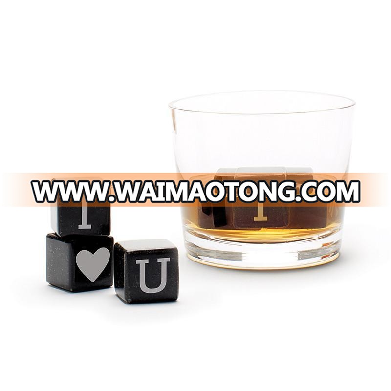 Personalized Whiskey Stones with logo , Branded whiskey rocks