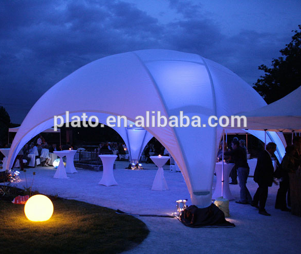 Large iglo Hexa dome huren event tents with light for party or wedding