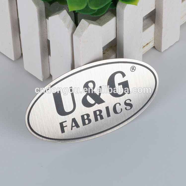 factory custom made print logo  metal tags