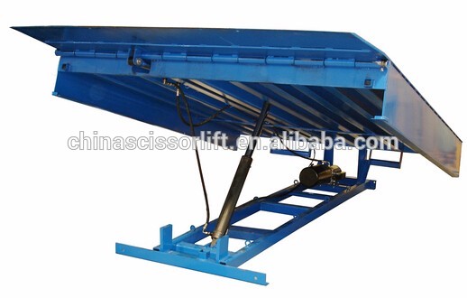 Stationary warehouse electric lift dock ramp WLDQ-8