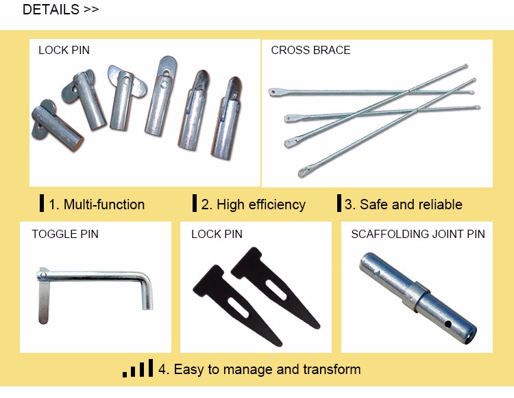 High quality steel frame pins