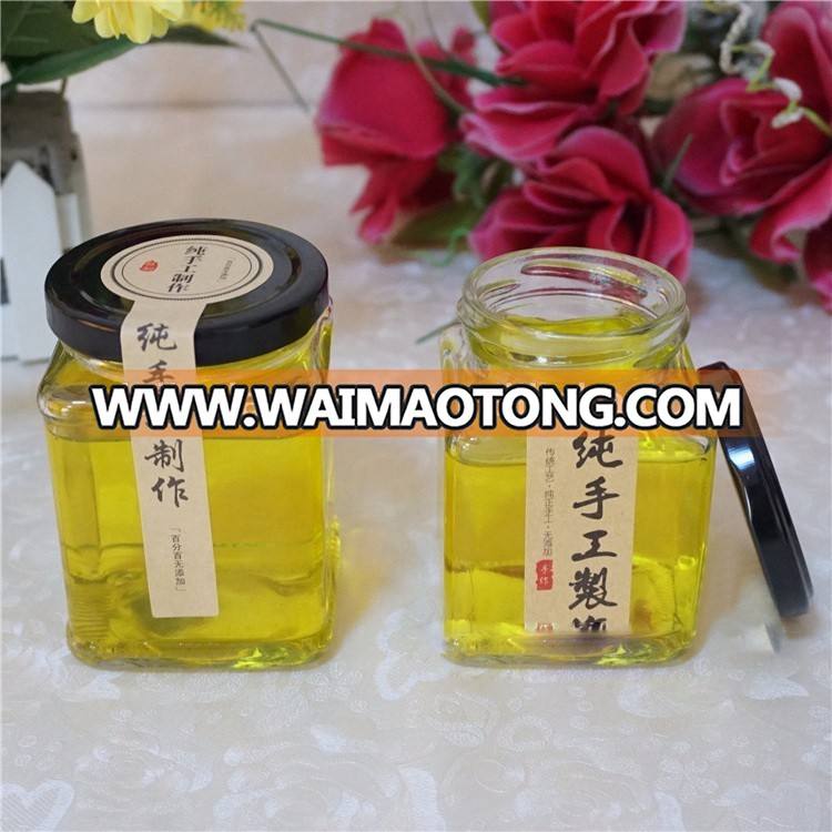 DAILY 50ml 100 ml 200ml 280ml 500ml 730ml square glass jar