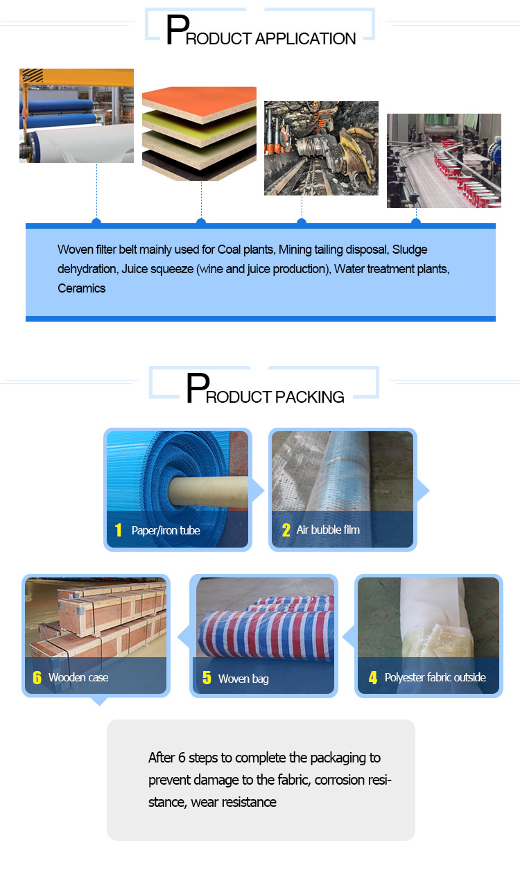 Alibaba China polyester belt filter cloth/polyester filter fabric