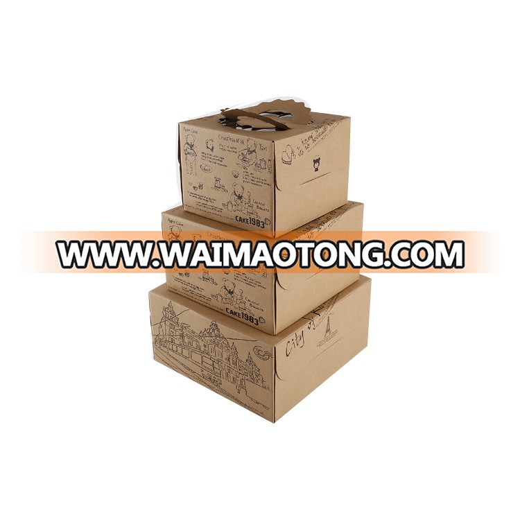 Kraft Paper Boxes for Cake Packaging