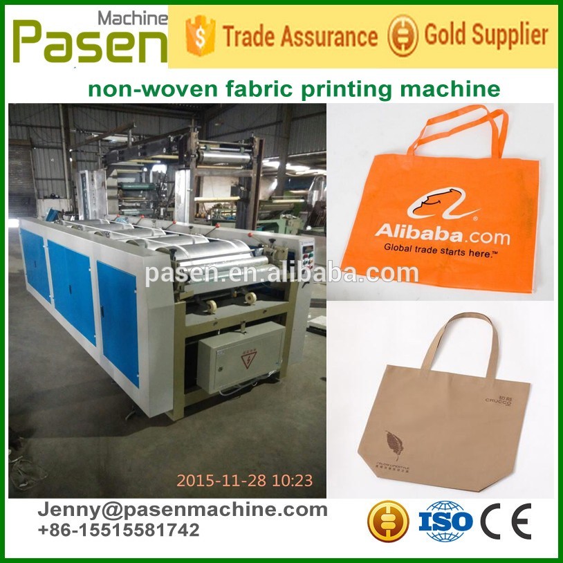 Manufactural plastic carry poly bag printing machine / printing machine for plastic bag